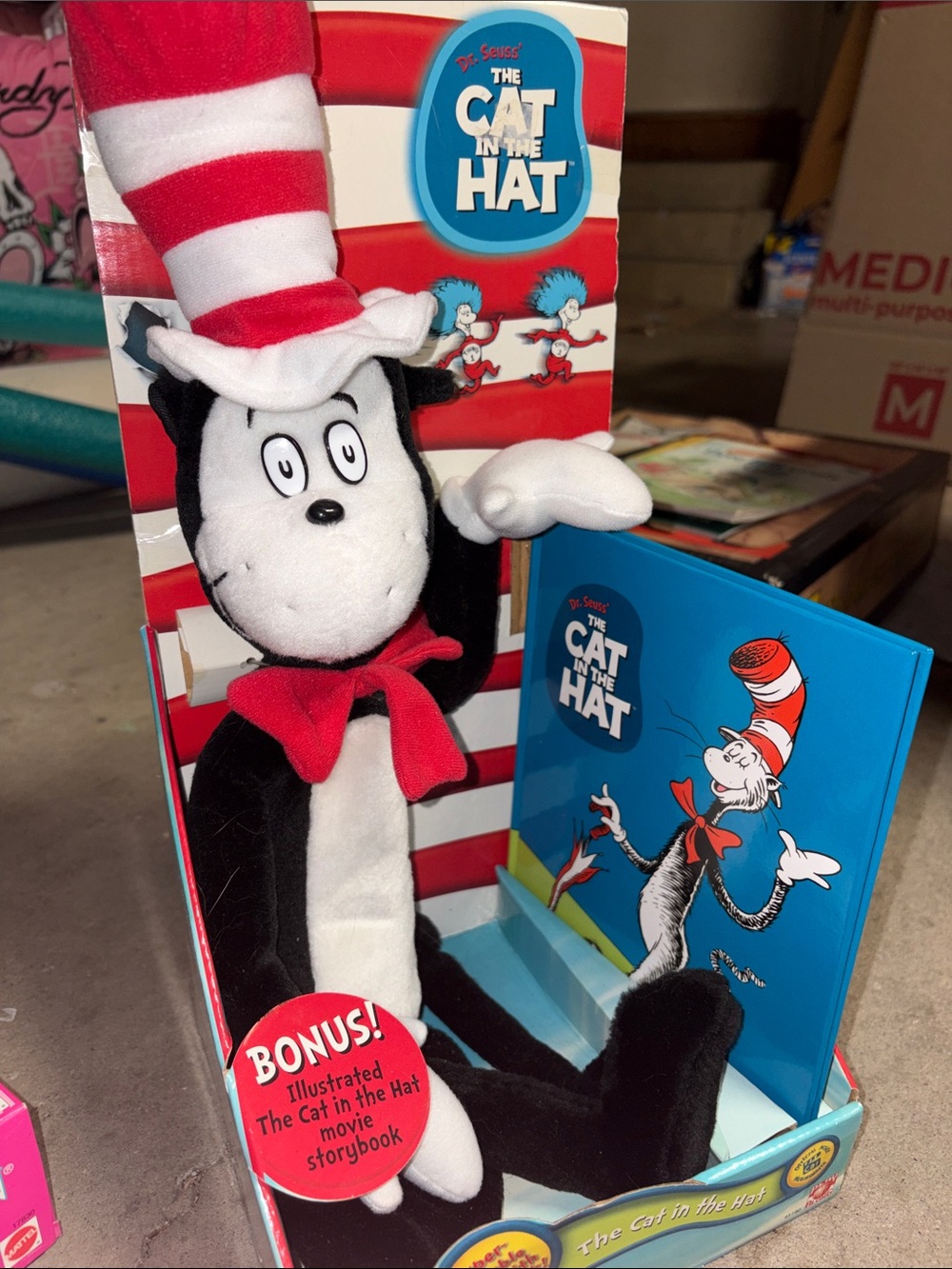 Dr. Seuss The Cat in the Hat Plush - Red, White, Black